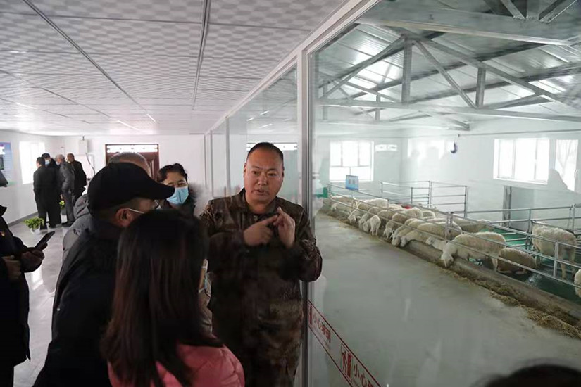 哈巴河县农牧民党员赴北园春众联畜牧科技有限责任公司参观考察